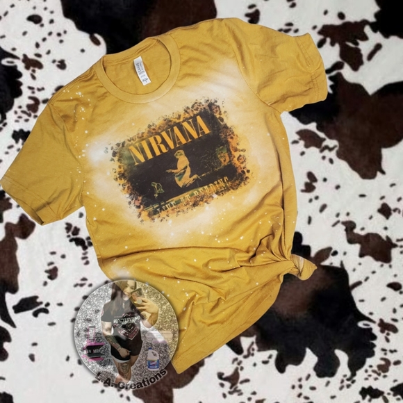 Nirvana - Bleached Tee - Picture 1 of 2